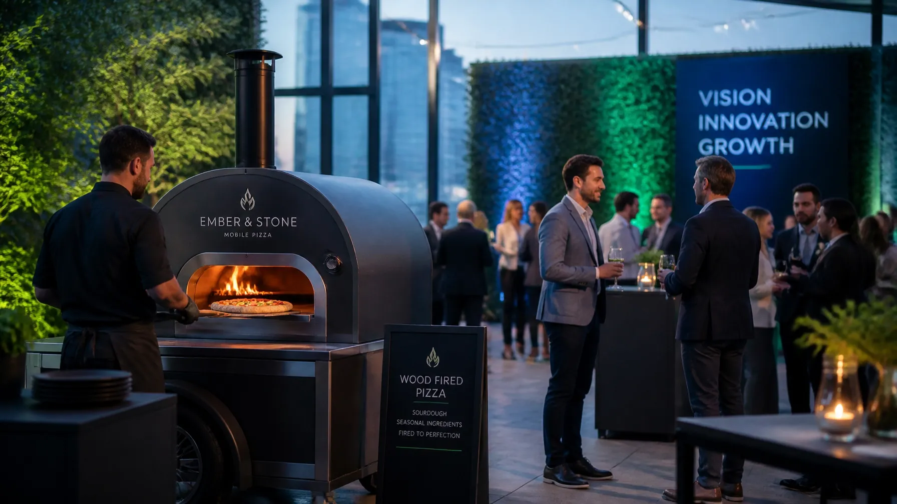 Pizza oven used as a metaphor for identifying an ideal customer